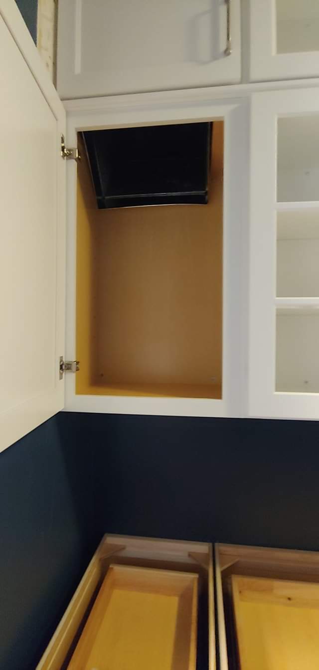 Cabinet Installation and a good dog Valparaiso, Indiana 2